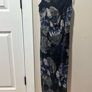 Fashion Nova Midnight Floral Dress
